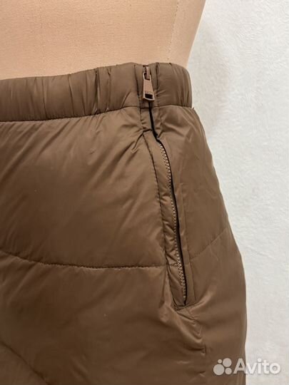 Юбка baon пух перо S коричневая