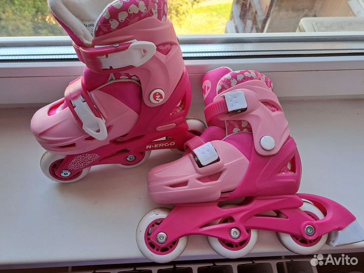 Роликовые коньки детские раздвижные