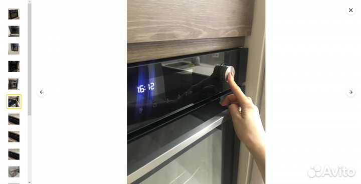 Новый черный сенсорный шкаф LG wsezd7225B1