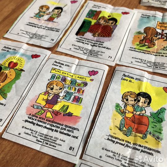 Вкладыши love is 7 серия