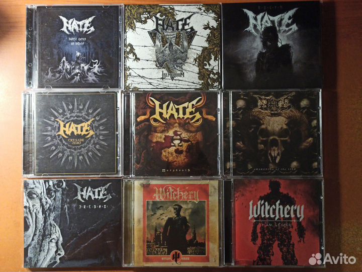 Grindcore, death, black metal лицензионные cd