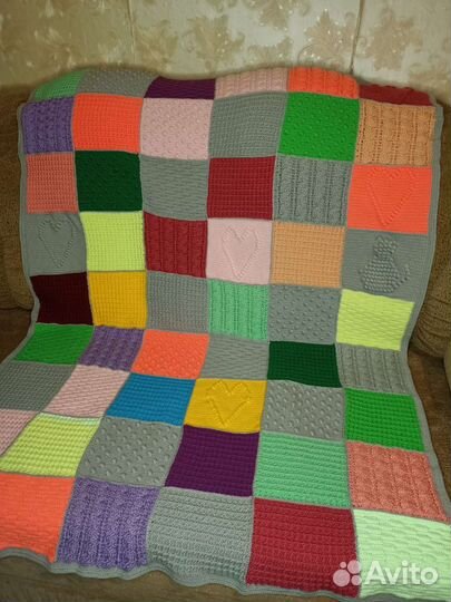 Детский развивающий плед (ручная работа)