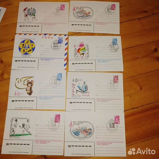 Конверт Олимпиада 80