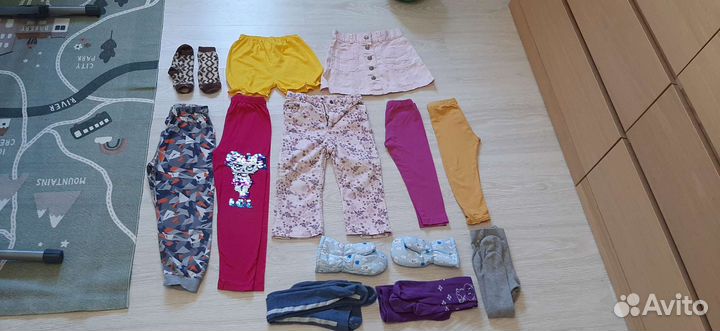 Пакет фирменных вещей для девочки 92-98размера