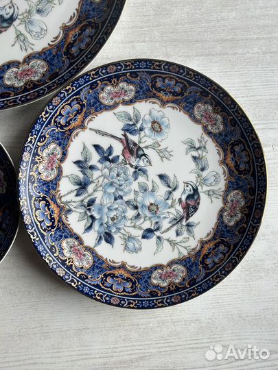 Тарелка настенная птицы на ветке