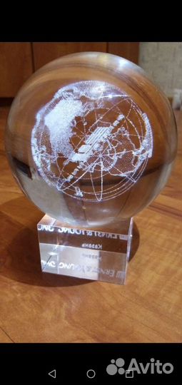 Шар стеклянный