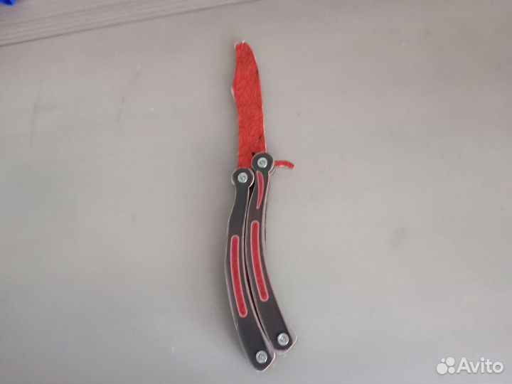 Деревянный нож бабочка