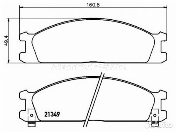 Колодки тормозные