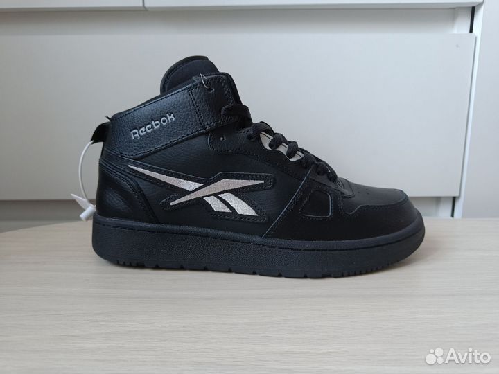 Кроссовки Reebok зима мех черные