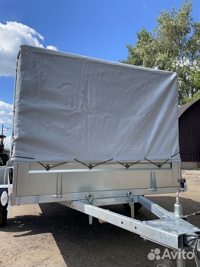 Прицеп легковой самосвал 2.5х1.56 с тентом Аэро