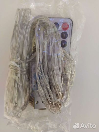 Новогодняя гирлянда штора 4*2