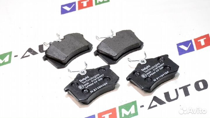 Колодки дисковые renault megane 2