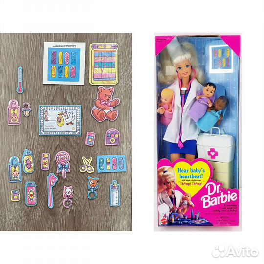 Кукла барби кен аксессуары doctor barbie