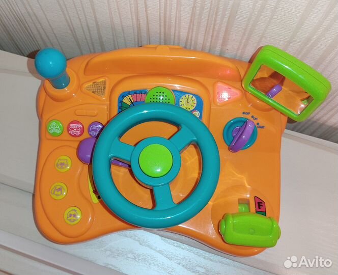 Игровой электронный руль/ интерактивная станция