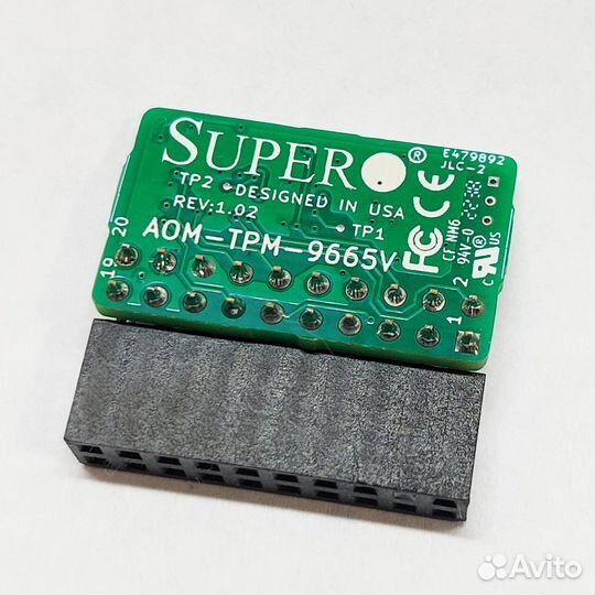 Модуль TPM 2.0 Supermicro AOM-TPM-9665V (20-1 рin)