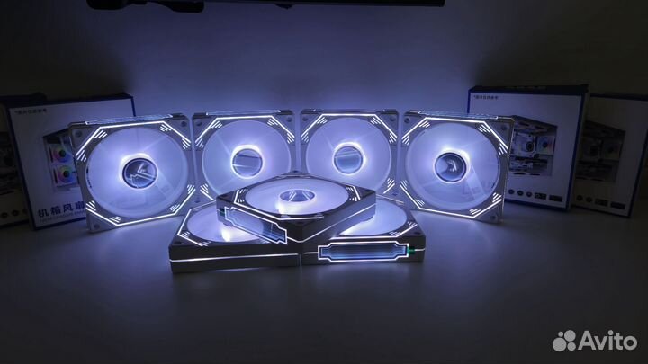 Вентиляторы argb PWM Корпусные зеркало 120 мм