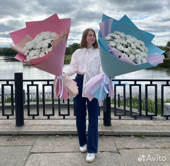 WOW Букеты из Хризантем с Доставкой