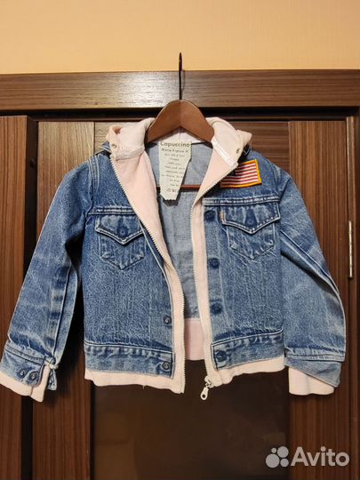 Джинсовая куртка детская 122-128