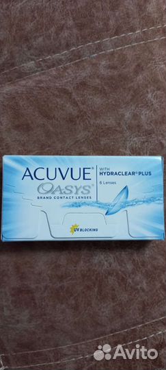 Линзы контактные acuvue oasys -10 двухнедельные