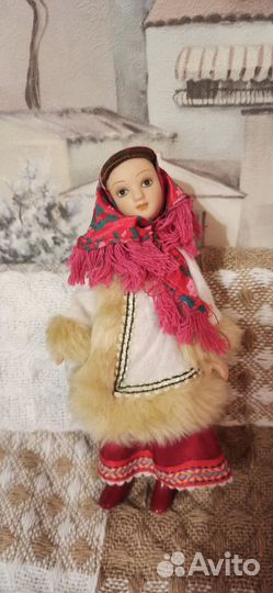 Кукла фарфоровая коллекционная