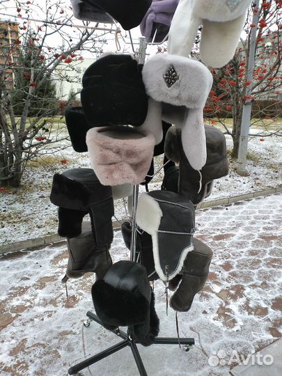 Шапка ушанка женская