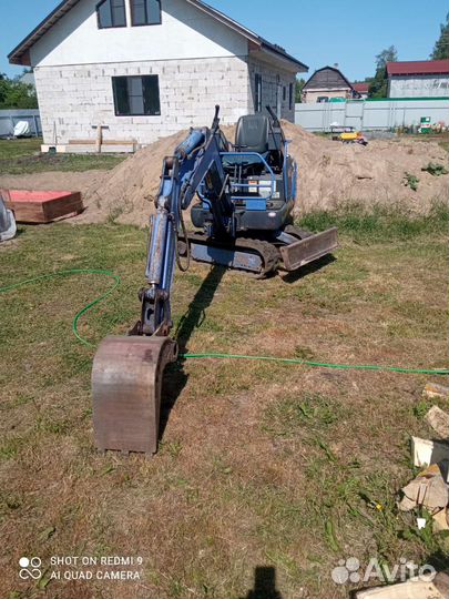 Услуги миниэкскаватора