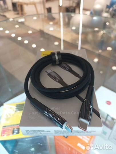 Кабель Baseus Glimmer Series Type-C - Type-C 100W