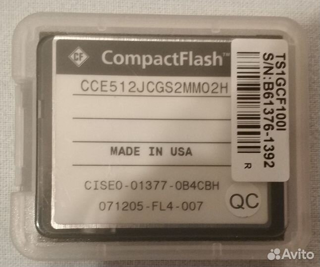 Новая карта памяти CF Cisco 16-3309-01 512 Мб