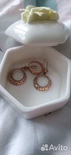 Золотые серьги СССР