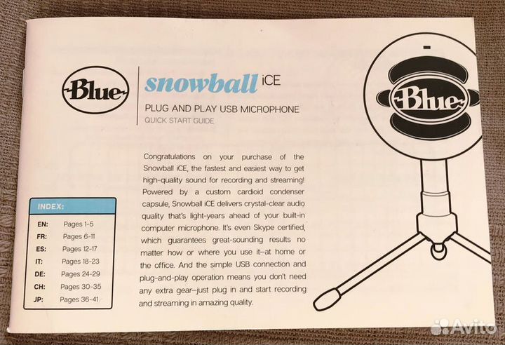 Микрофон Blue Snowball iCE Black