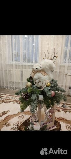 Топиарий новогодний