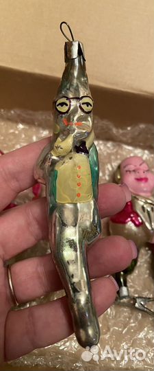 Елочные игрушки из набора Чипполино СССР