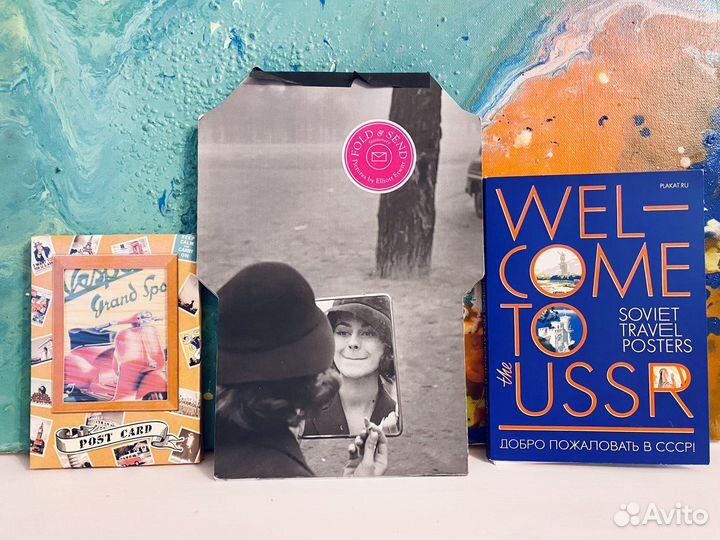 Открытки и конверты в стиле ретро