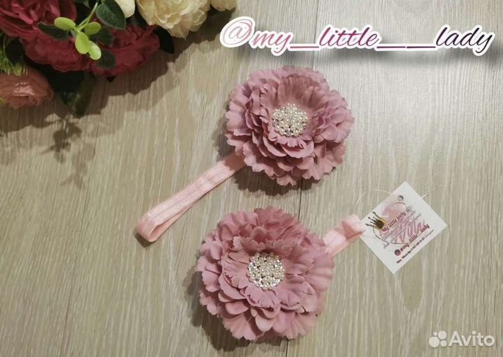 Повязочки на голову для маленькой принцессочки нов