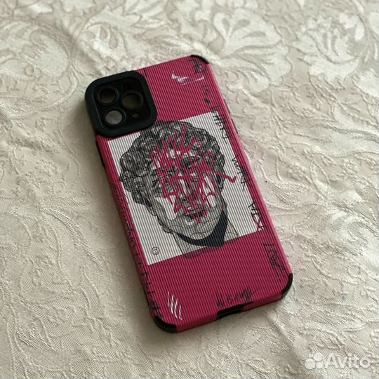 Чехол новый 11 pro max розовый