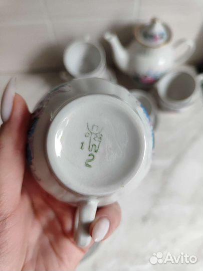 Чайный фарфоровый сервиз