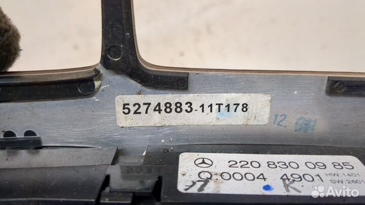 Переключатель отопителя Mercedes S W220, 2002