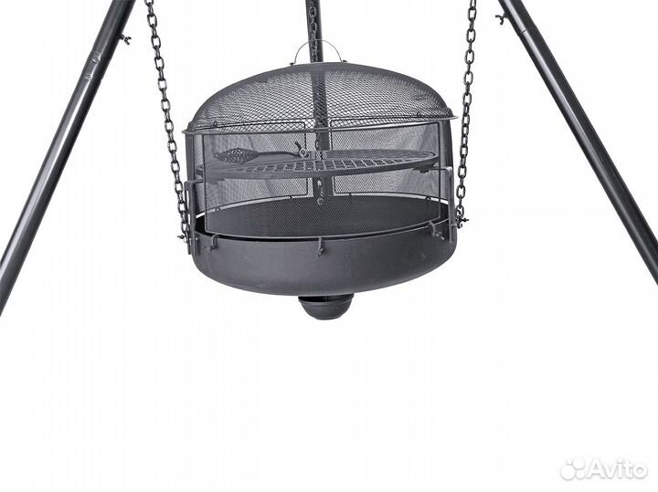 Мобильный комплекс барбекю с костровой чашей