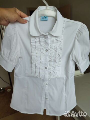 Школьная блузка 134,новая
