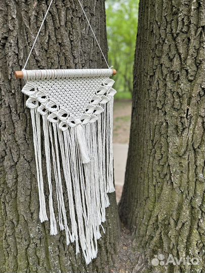 Макраме панно «Светличка» 40х80см