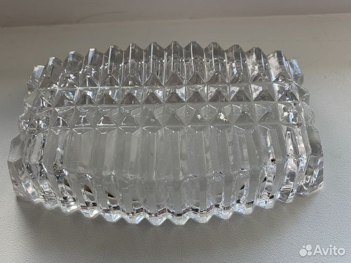 Хрустальные пепельницы и ваза (керамика) СССР