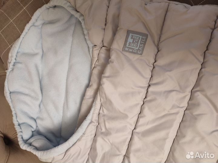 Теплый конверт в коляску red castle