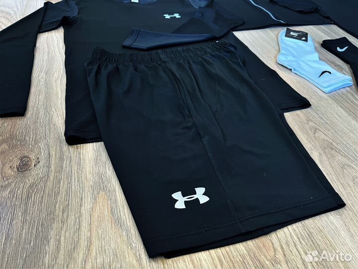 Рашгард Under Armour Black - 5/1, 2/104