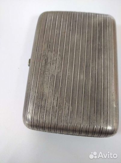 Портсигар серебро старинный 84 пробы