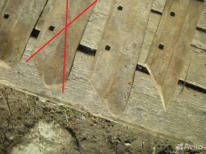 Лемехи трапецеидальные нож плуга стрелка лапка