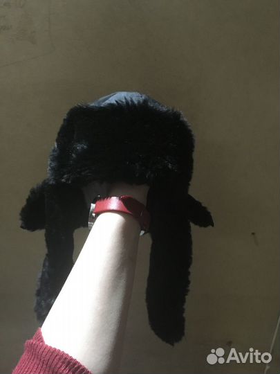 Шапка-ушанка со звукопроводящими вставками