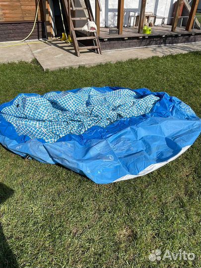 Надувной бассейн intex 880 литров