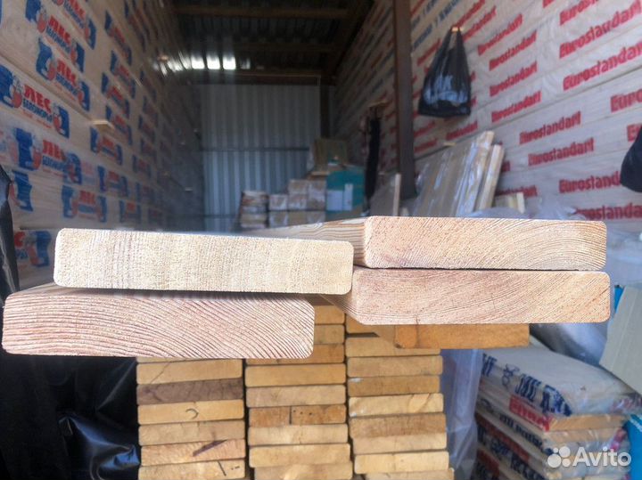 Палубная доска / сорт В / Пиломатериалы