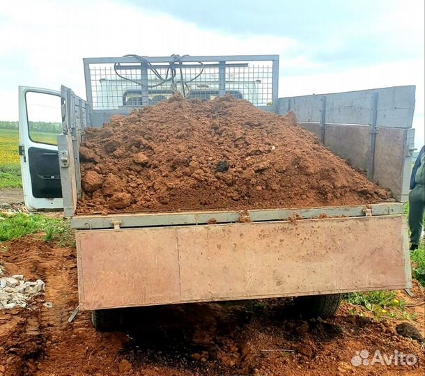 Глина для гидроизоляции на газеле самосвале