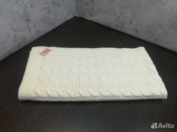 Плед детский вязаный ручная работа